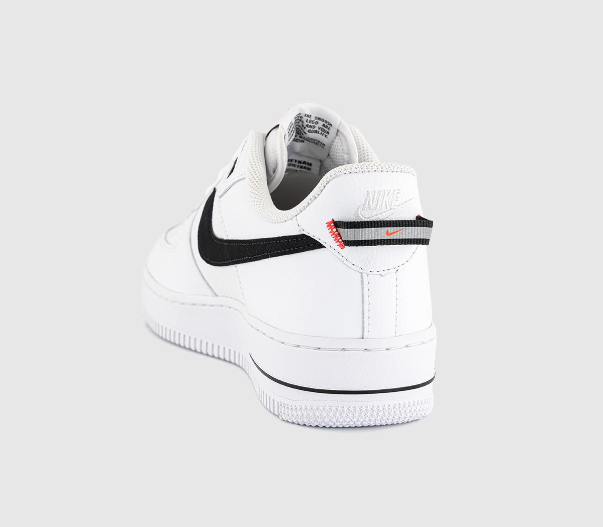 NikeAir Force 1 07 TrainersWhite Black Bright Crimson