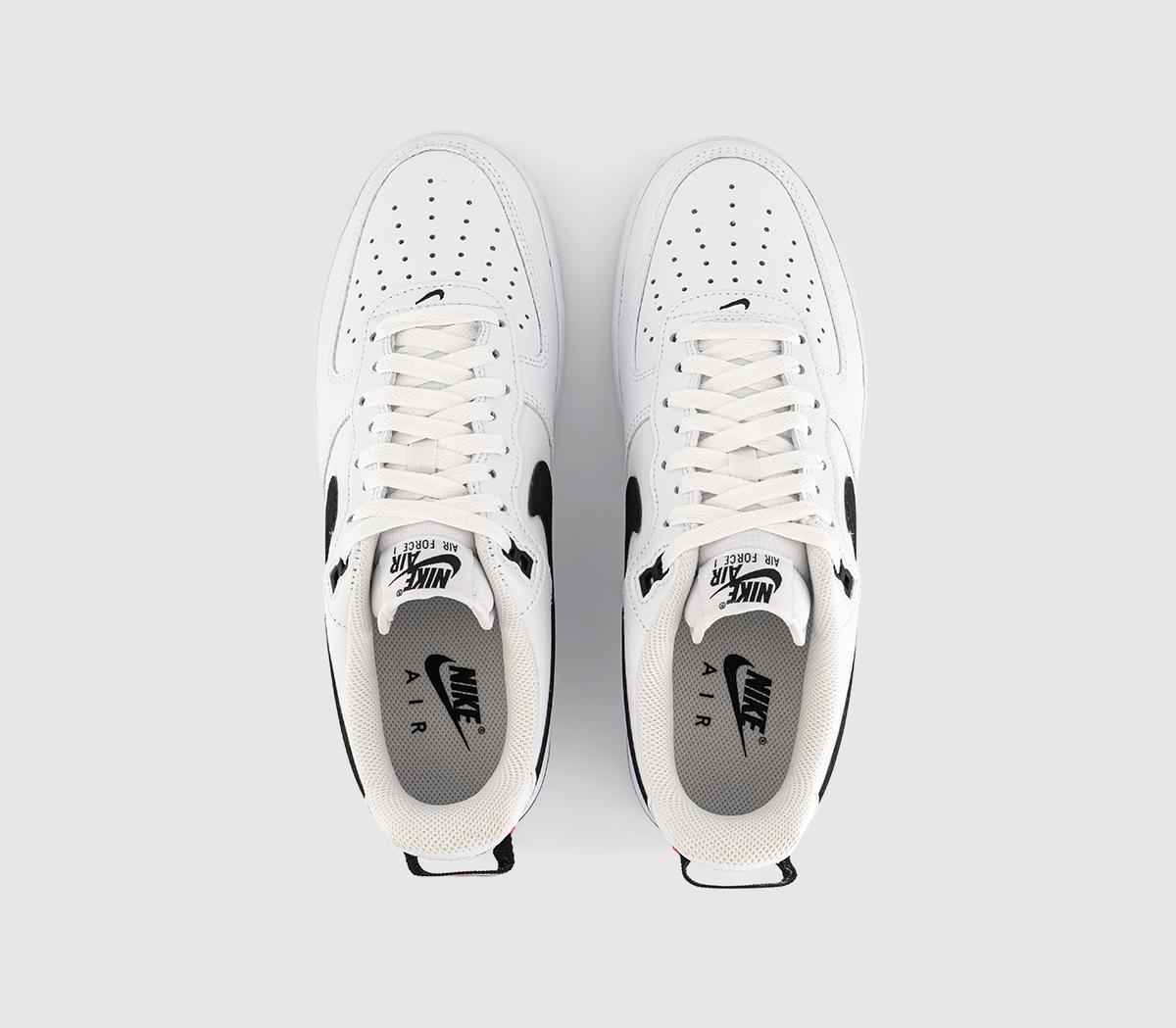 NikeAir Force 1 07 TrainersWhite Black Bright Crimson