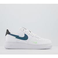 Nike Air Force 1 07 Trainers White Aquamarine Lime Glow Off Noir His Trainers Nike Air Force 1 07 Trainers White Aquamarine Lime Glow Off Noir His Trainers