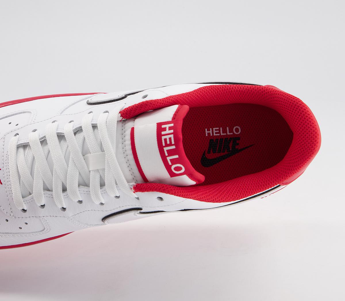 Nike Air Force 1 07 Trainers Nike Air Force 1 07 Trainers White White University Red Black Lx