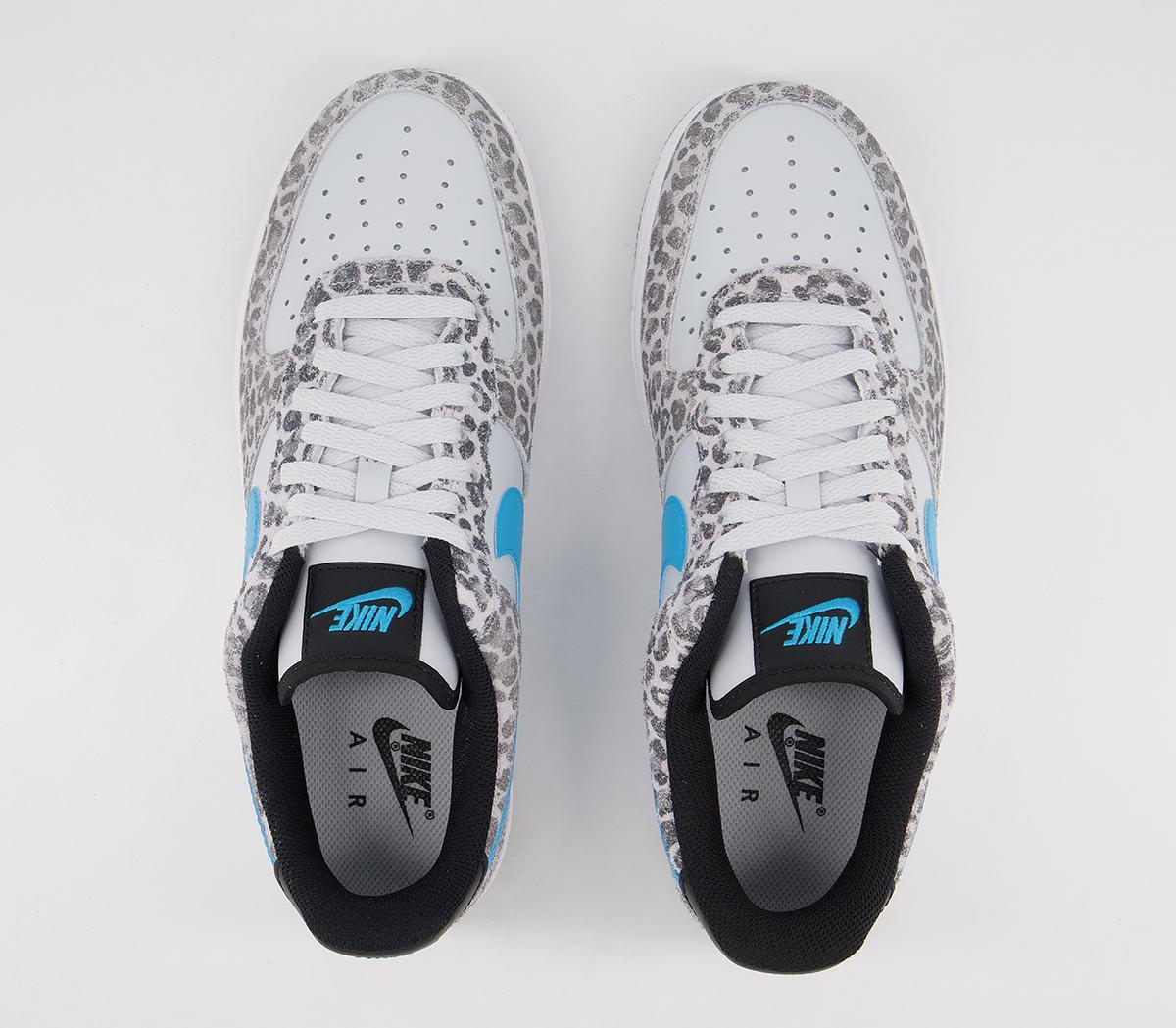 Nike Air Force 1 07 Trainers Nike Air Force 1 07 Trainers Pure Platinum Light Blue Fury
