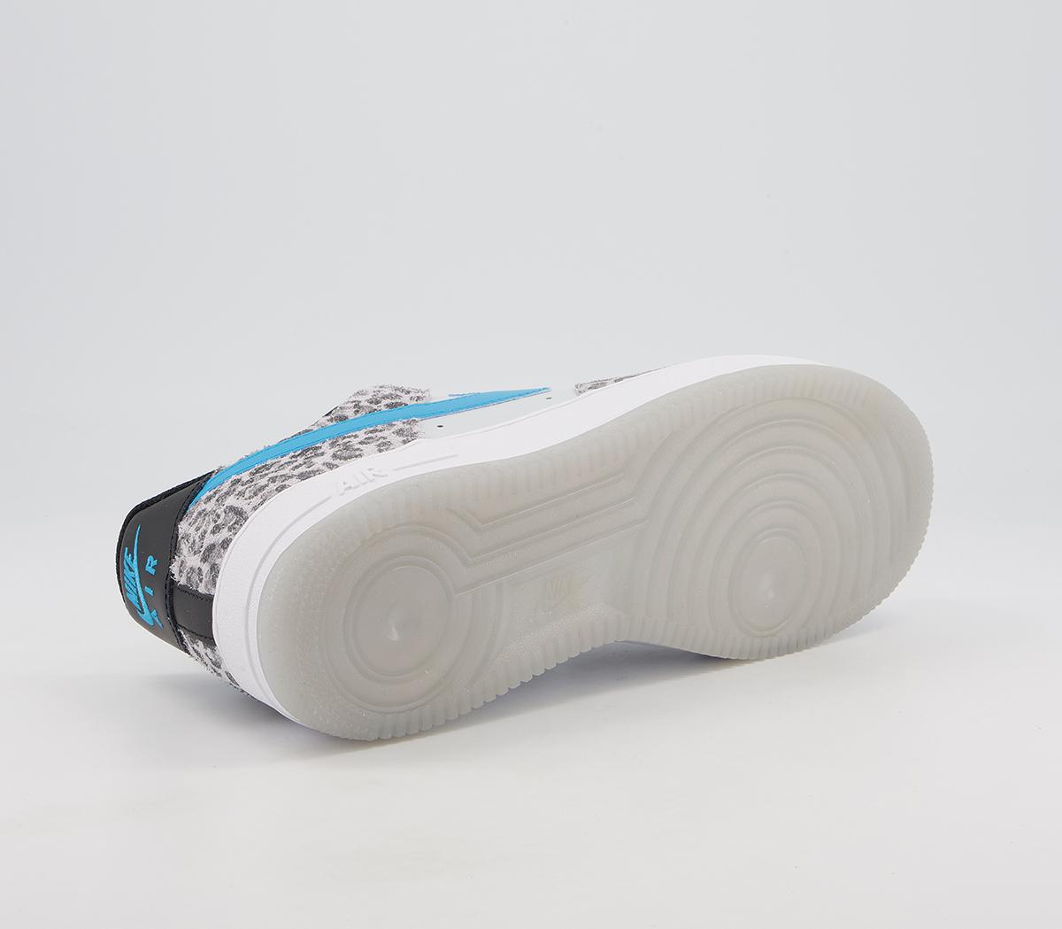 Nike Air Force 1 07 Trainers Nike Air Force 1 07 Trainers Pure Platinum Light Blue Fury