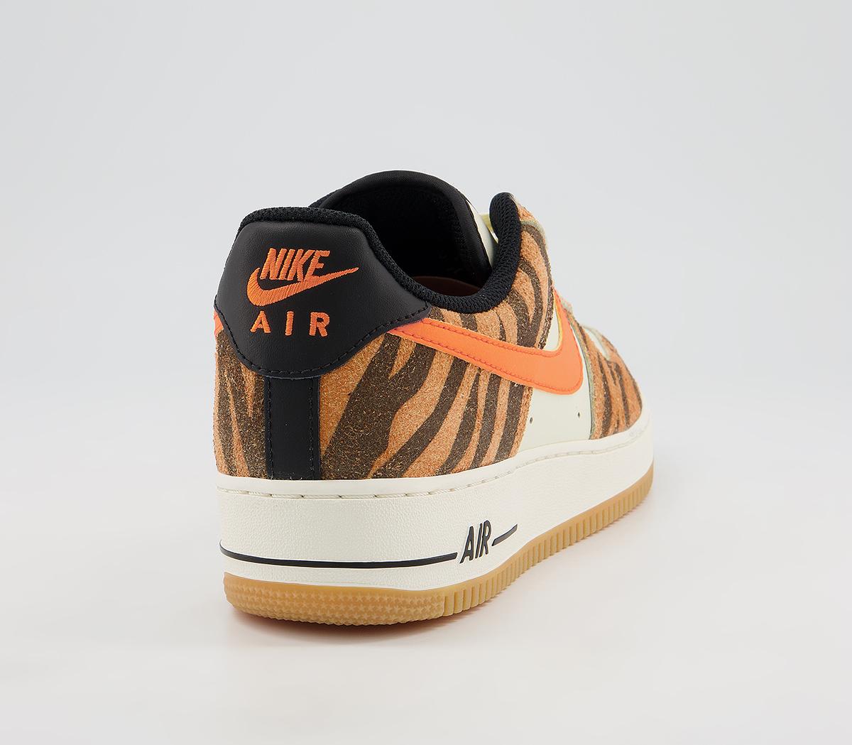 Nike Air Force 1 07 Trainers Nike Air Force 1 07 Trainers Coconut Milk Atomic Orange