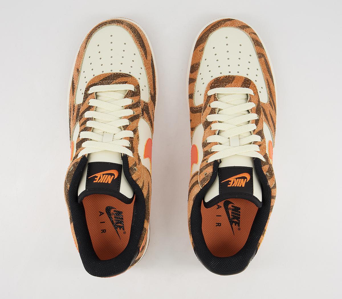 Nike Air Force 1 07 Trainers Nike Air Force 1 07 Trainers Coconut Milk Atomic Orange