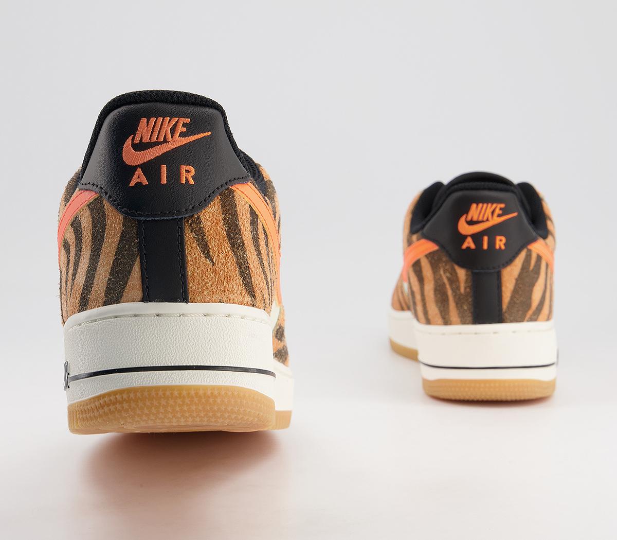 Nike Air Force 1 07 Trainers Nike Air Force 1 07 Trainers Coconut Milk Atomic Orange