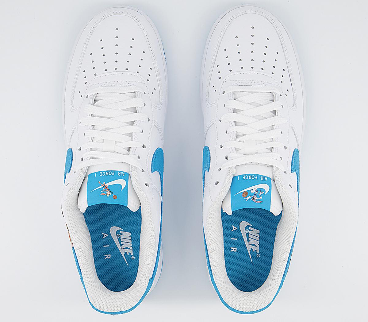 Turquoise Air Force Signe Bleu Nike Air Force 07 Trainers Space