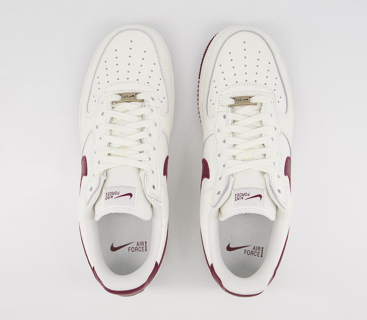 Nike Air Force 1 07 Trainers Nike Air Force 1 07 Trainers Craft Sail Dark Beetroot