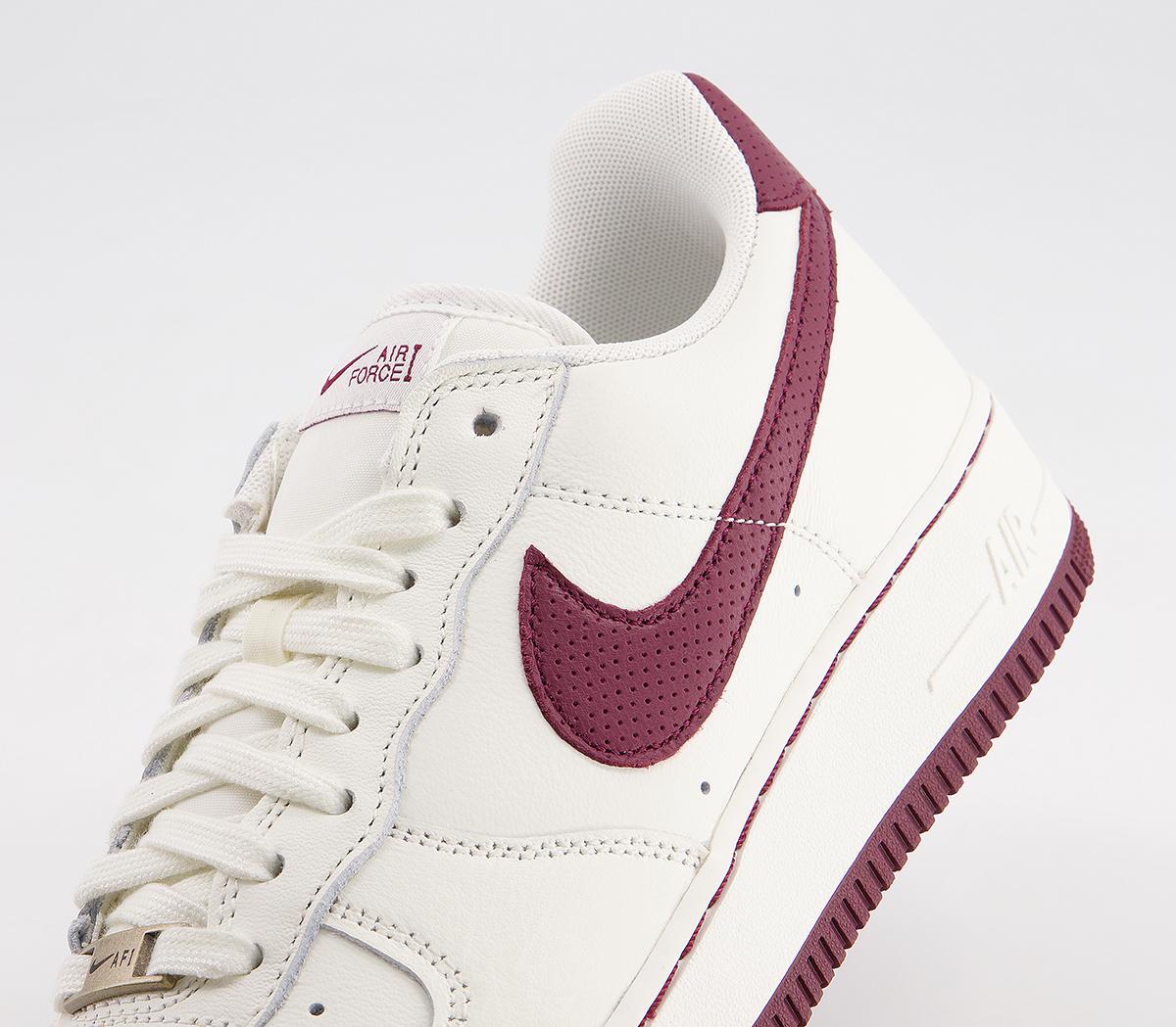 Nike Air Force 1 07 Trainers Nike Air Force 1 07 Trainers Craft Sail Dark Beetroot