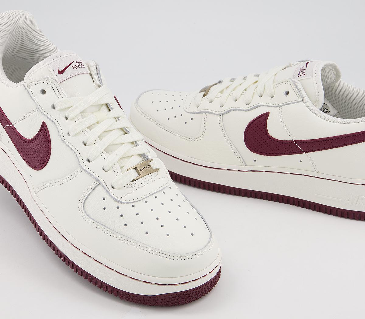 Nike Air Force 1 07 Trainers Nike Air Force 1 07 Trainers Craft Sail Dark Beetroot