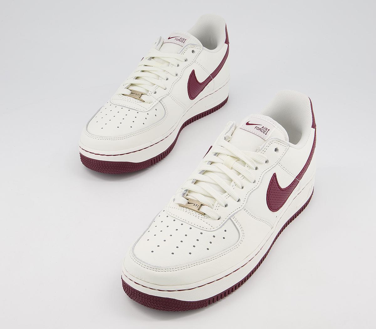 Nike Air Force 1 07 Trainers Nike Air Force 1 07 Trainers Craft Sail Dark Beetroot
