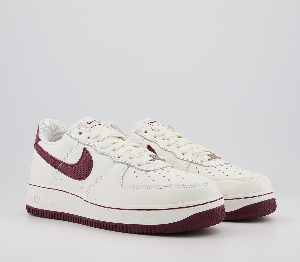 Nike Air Force 1 07 Trainers Nike Air Force 1 07 Trainers Craft Sail Dark Beetroot