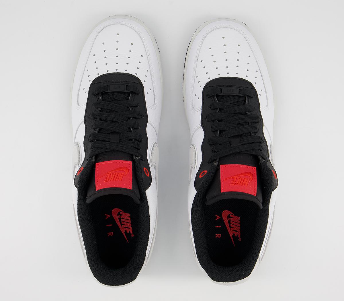 Nike Air Force 1 07 Trainers Nike Air Force 1 07 Trainers Lx White Photon Dust Black Chile Red