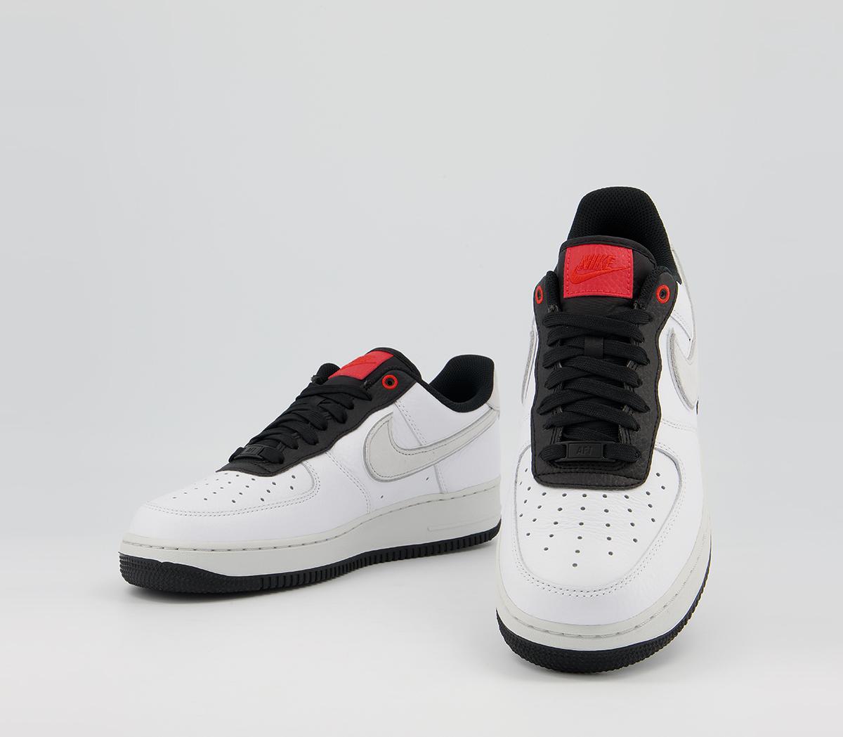 Nike Air Force 1 07 Trainers Nike Air Force 1 07 Trainers Lx White Photon Dust Black Chile Red