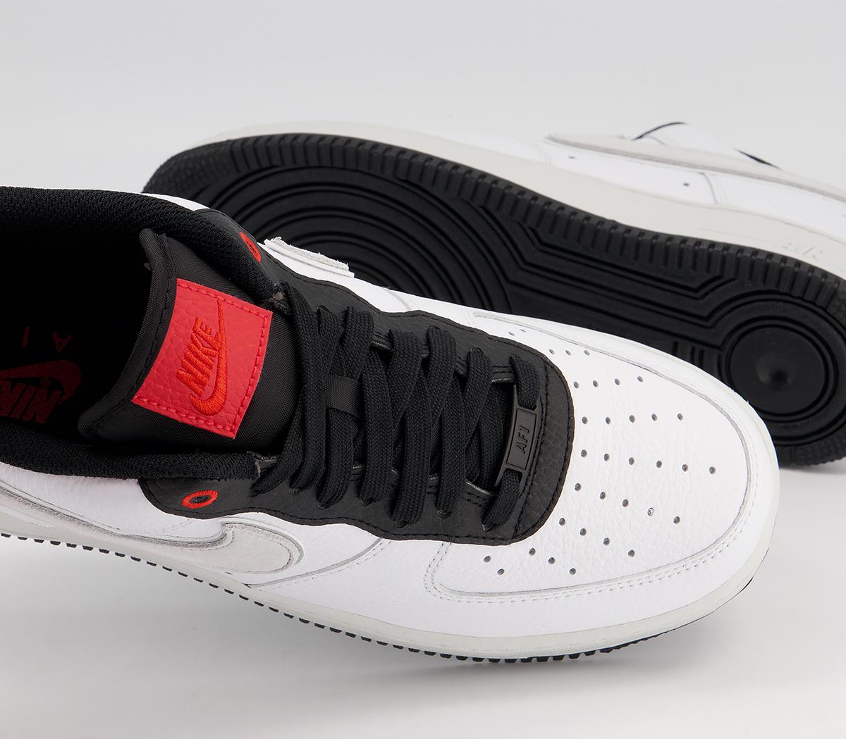 Nike Air Force 1 07 Trainers Nike Air Force 1 07 Trainers Lx White Photon Dust Black Chile Red