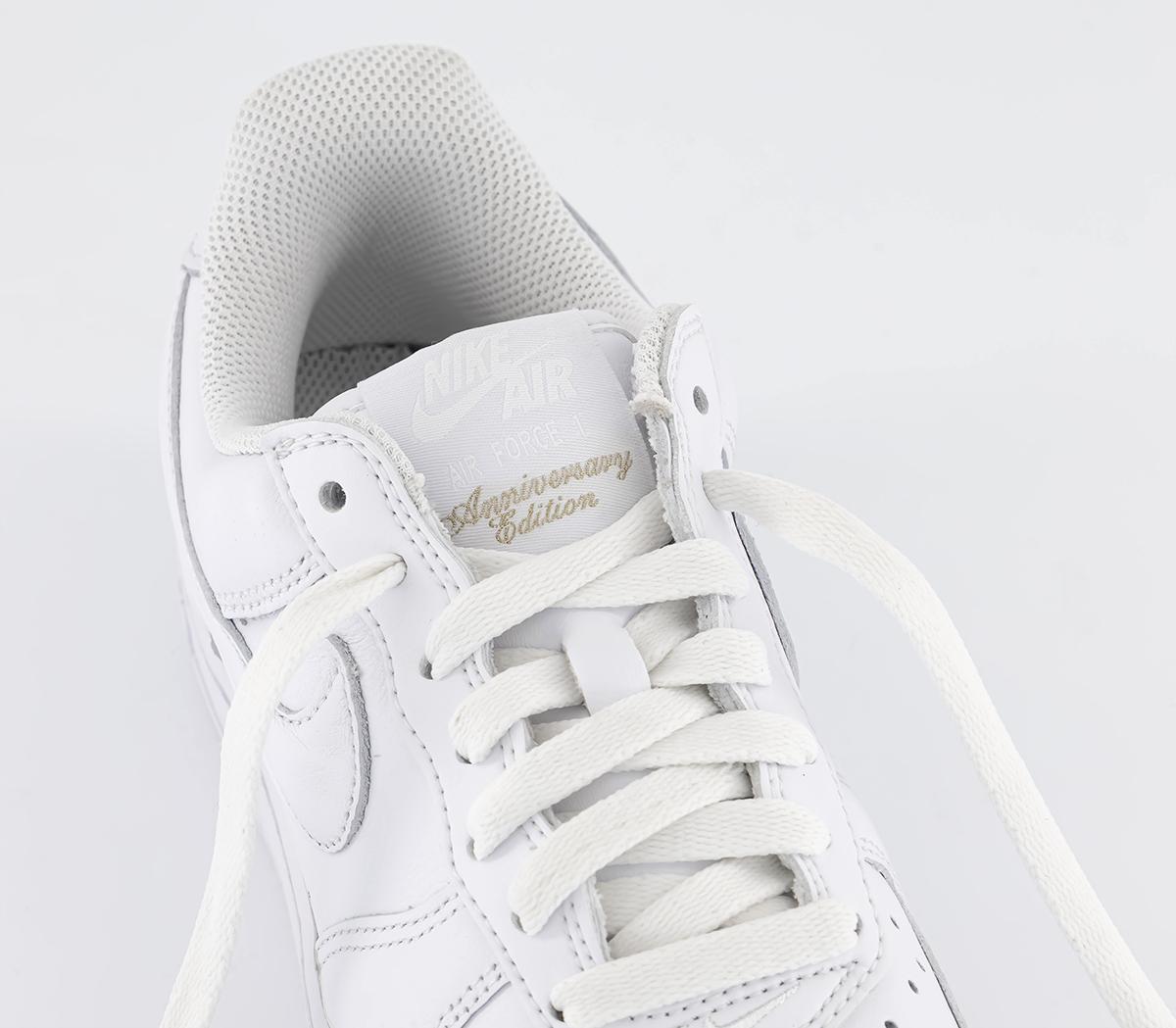 Nike Nike Air Force 1 Anniversary Nike Nike Air Force 1 Anniversary White Metallic Gold