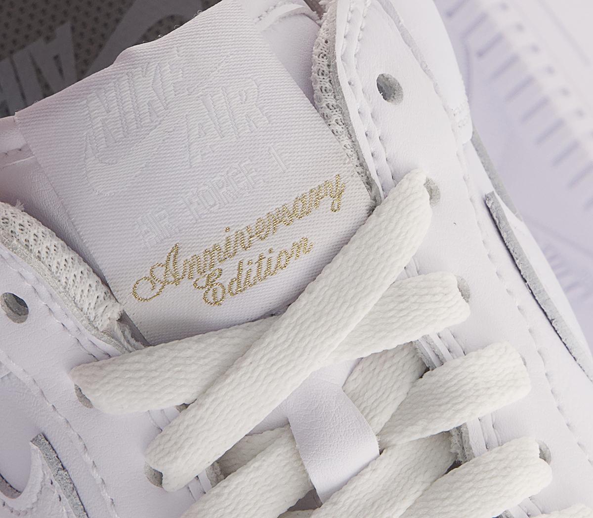 Nike Nike Air Force 1 Anniversary Nike Nike Air Force 1 Anniversary White Metallic Gold