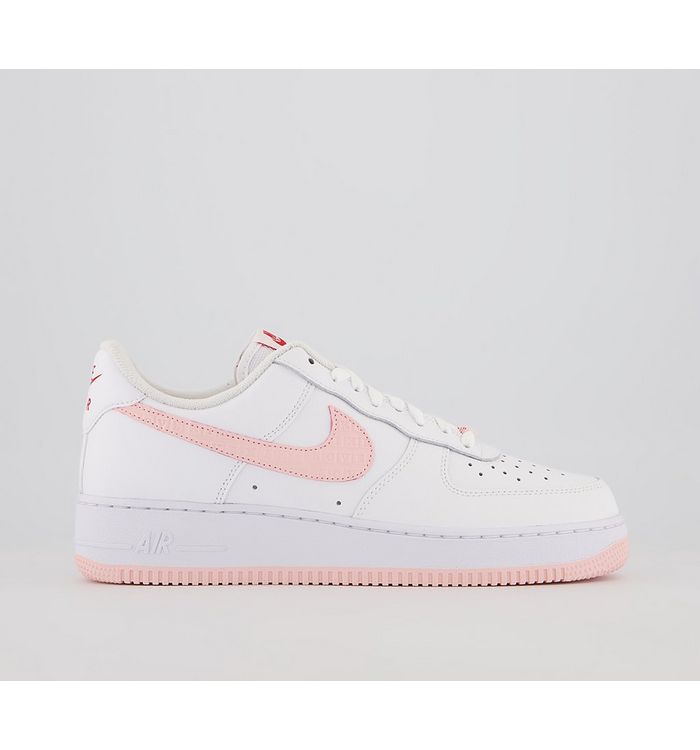Nike Air Force 1 07 Trainers White Atmosphere University Red