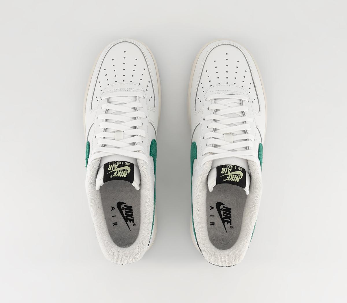 NikeAir Force 1 07 TrainersSummit White Malachite Black Citron Tint