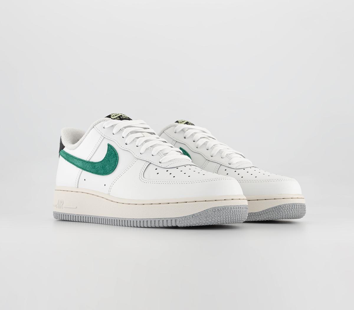 NikeAir Force 1 07 TrainersSummit White Malachite Black Citron Tint