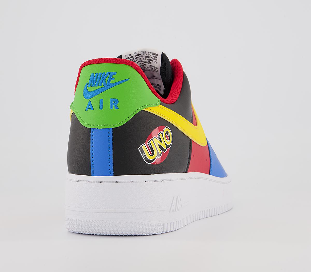 Nike Air Force 1 07 Trainers Nike Air Force 1 07 Trainers White Yellow Zest University Red