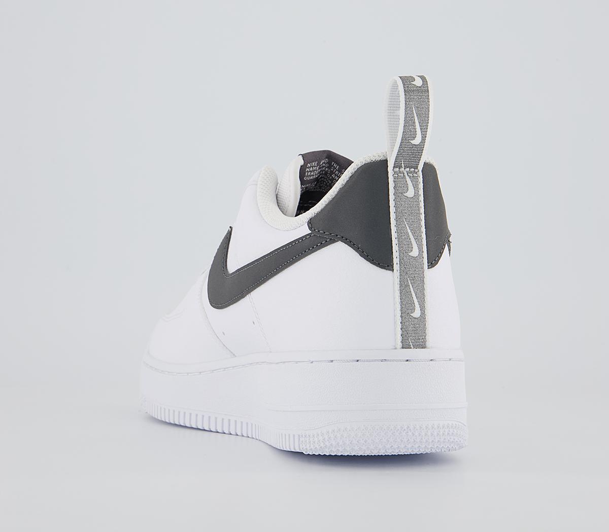 NikeAir Force 1 07 TrainersWhite Metallic Dark Grey