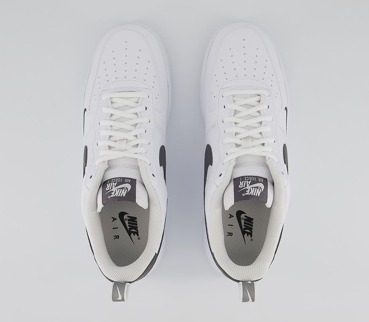 NikeAir Force 1 07 TrainersWhite Metallic Dark Grey