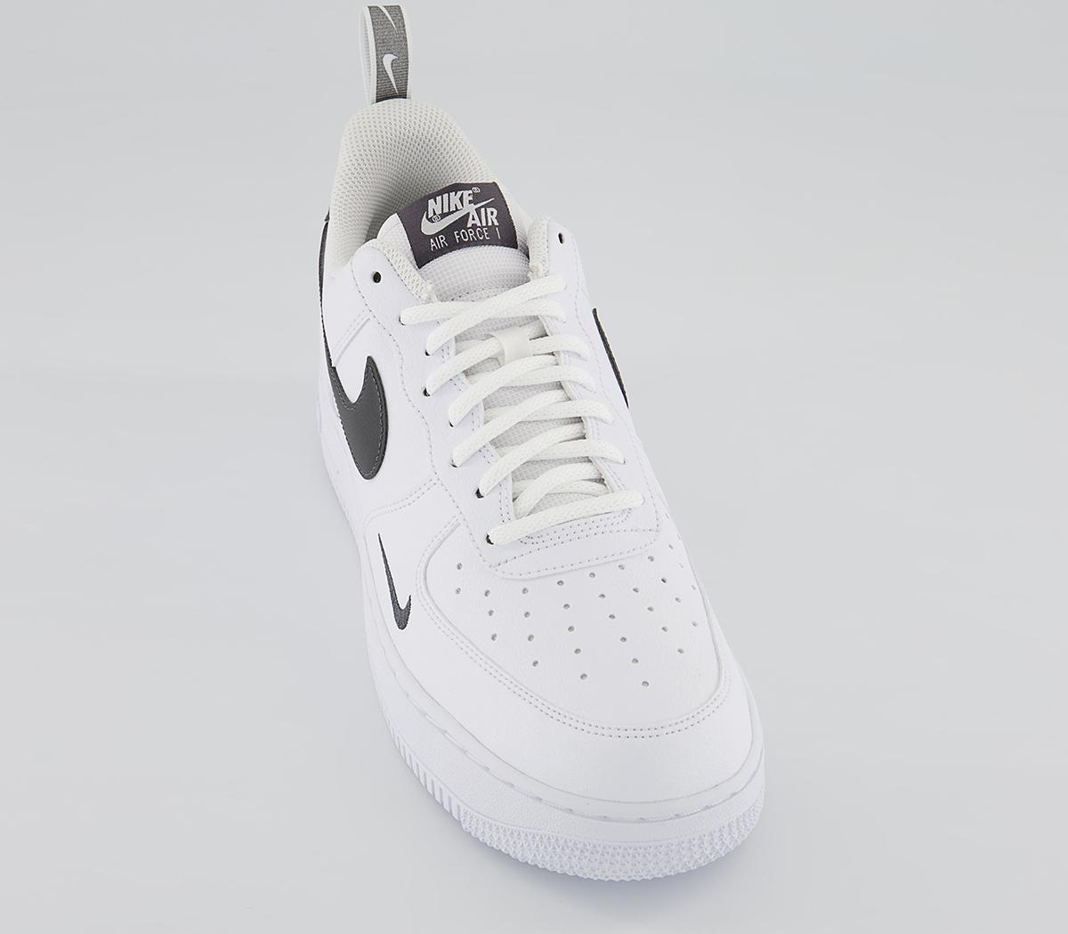 NikeAir Force 1 07 TrainersWhite Metallic Dark Grey