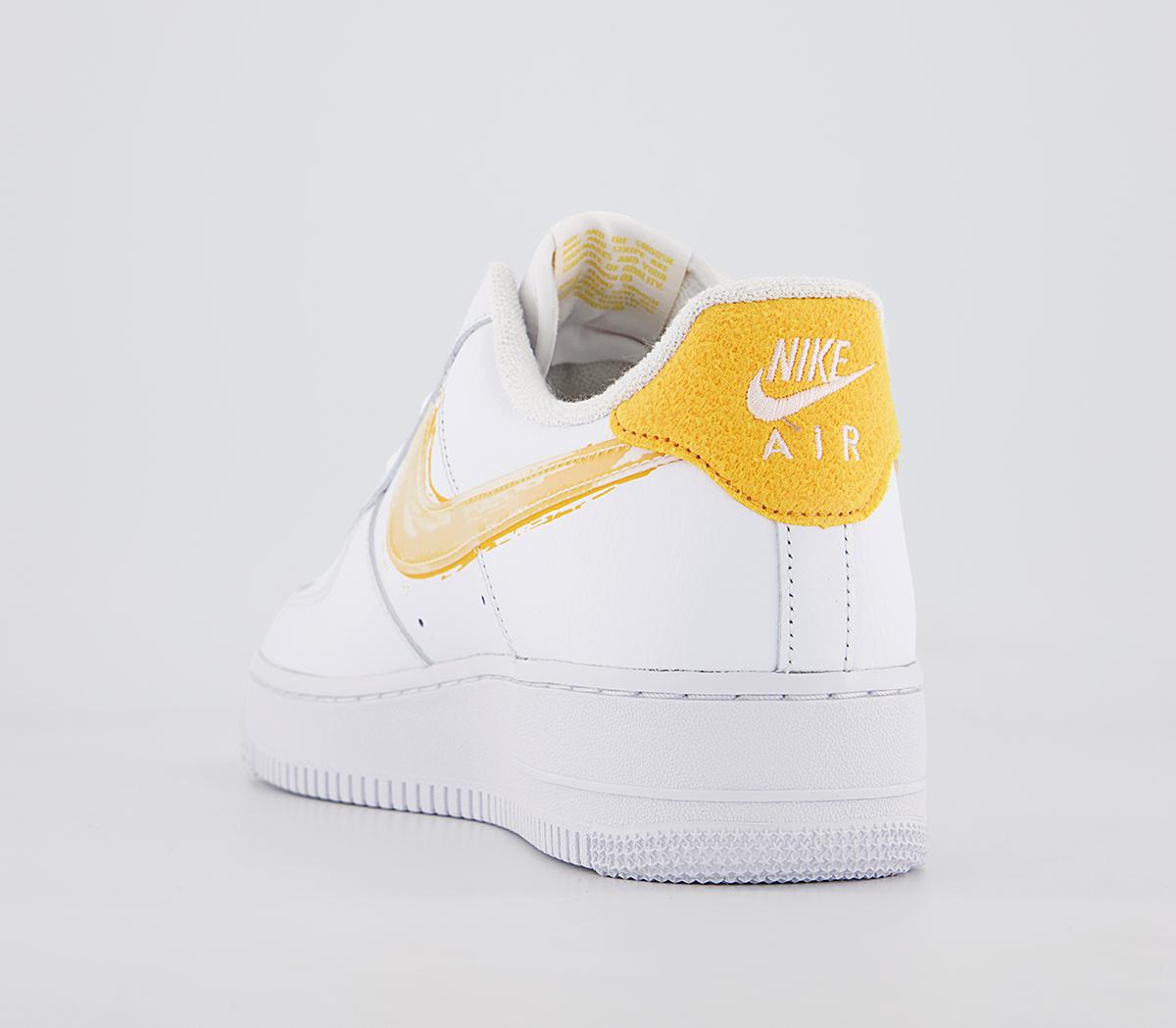 Nike Air Force 1 07 Trainers Nike Air Force 1 07 Trainers White Solar Flare