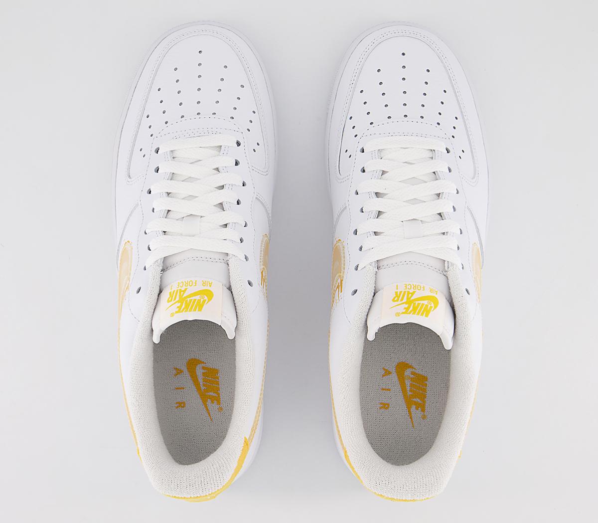 Nike Air Force 1 07 Trainers Nike Air Force 1 07 Trainers White Solar Flare