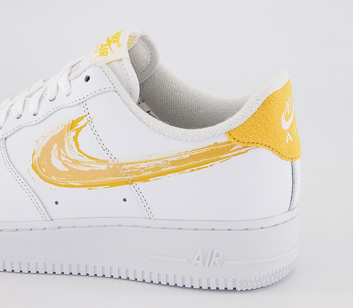 Nike Air Force 1 07 Trainers Nike Air Force 1 07 Trainers White Solar Flare