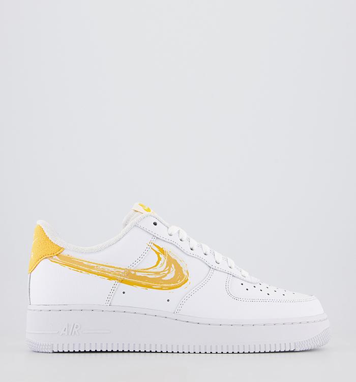 Nike Air Force 1 07 Trainers White Solar Flare