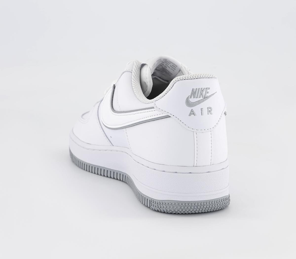 Nike Air Force 1 07 Trainers White Wolf Grey White - Men
