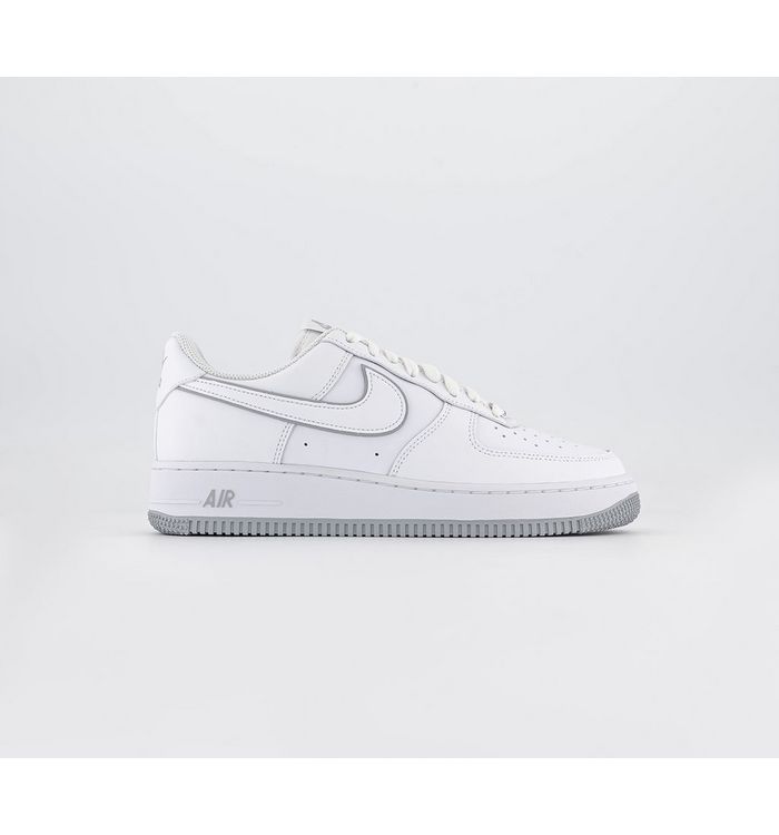 Nike Air Force 1 07 Trainers White Wolf Grey White