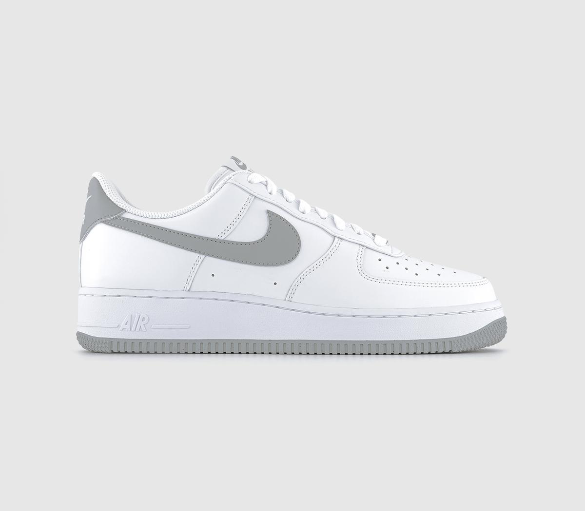 Air Force 1 07 Trainers White Light Smoke Grey White