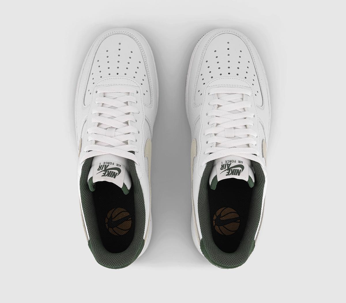 NikeAir Force 1 07 Trainers NikeAir Force 1 07 TrainersWhite Sea Glass Vintage Green
