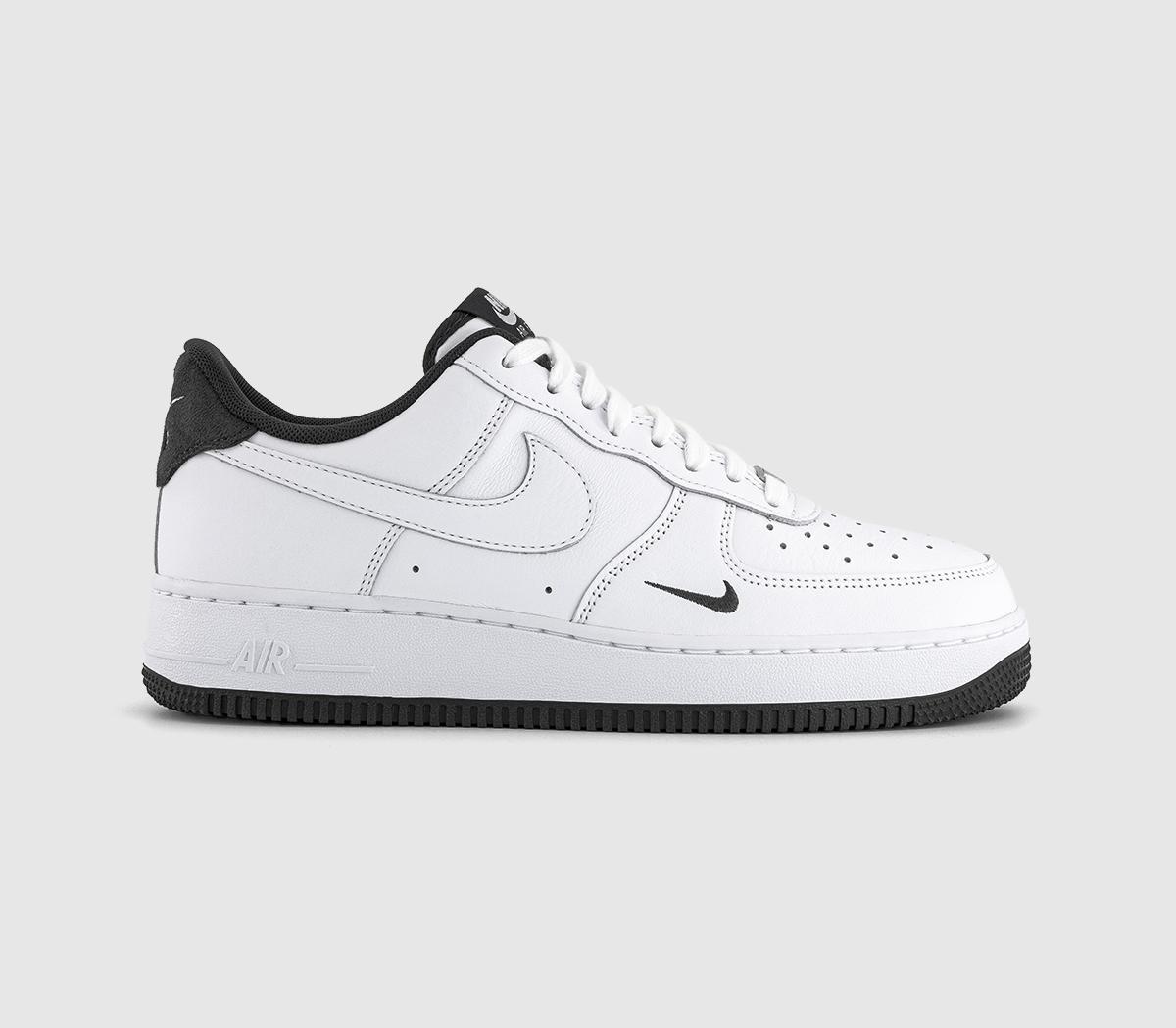Nike Air Force 1 07 Trainers White Anthracite, 8