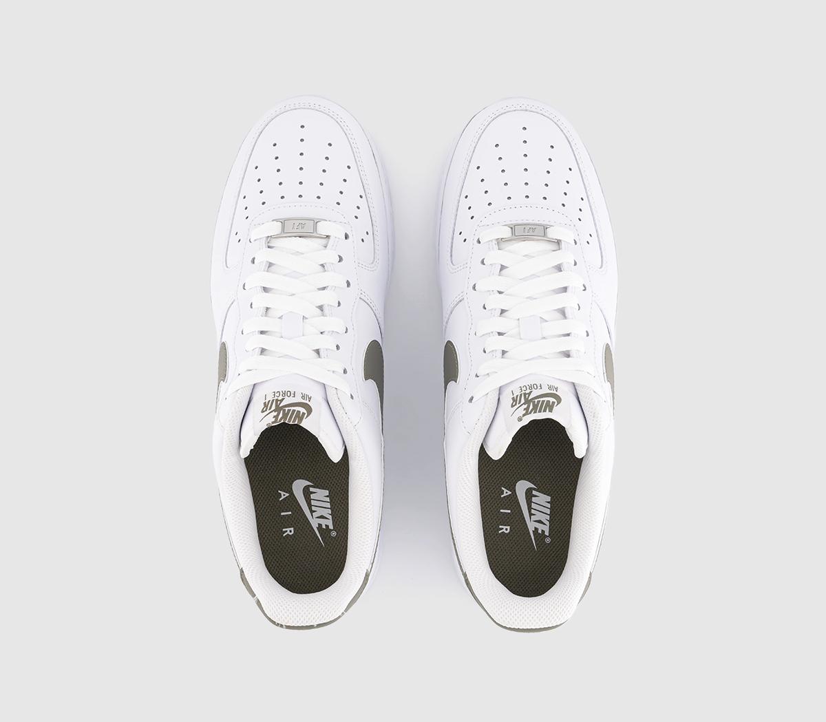 Nike Air Force 1 07 Trainers Nike Air Force 1 07 Trainers White Light Army