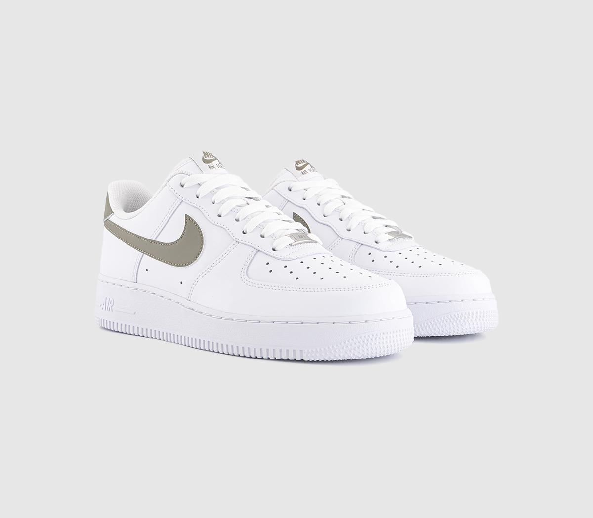 Nike Air Force 1 07 Trainers Nike Air Force 1 07 Trainers White Light Army