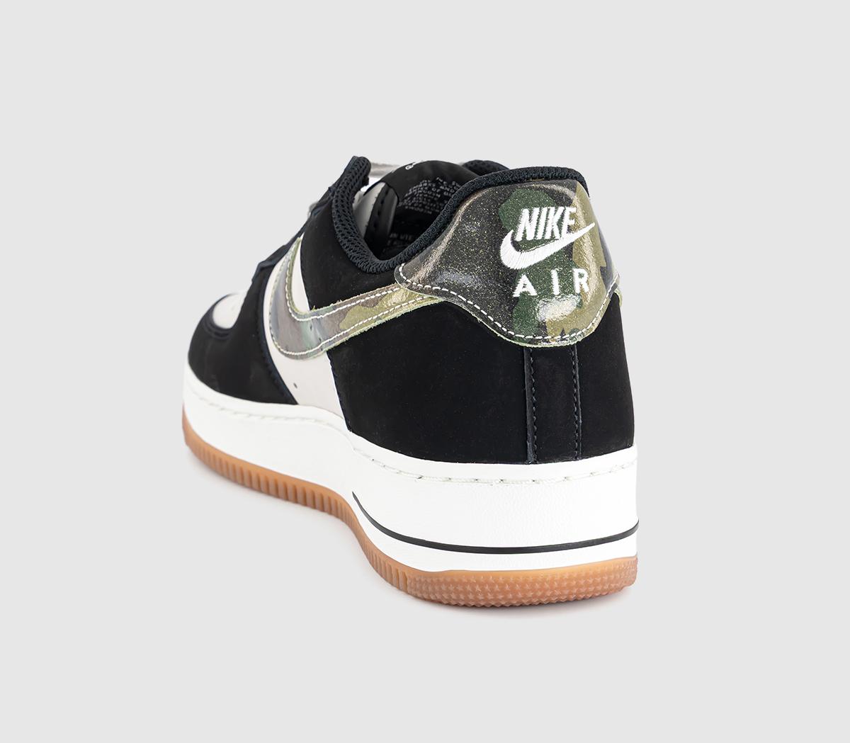 NikeAir Force 1 07 TrainersWhite Black Gum Med Brown Summit White