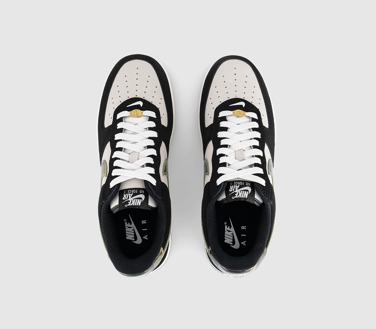 NikeAir Force 1 07 TrainersWhite Black Gum Med Brown Summit White