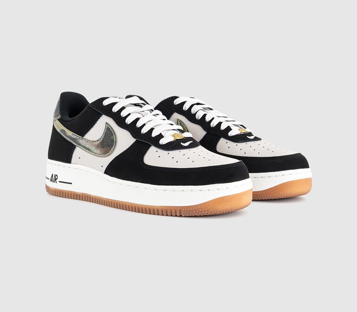 NikeAir Force 1 07 TrainersWhite Black Gum Med Brown Summit White