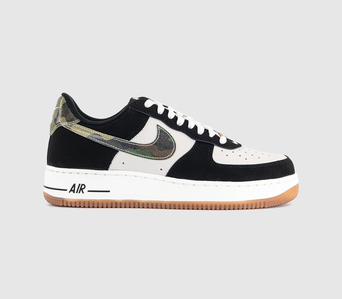 NikeAir Force 1 07 TrainersWhite Black Gum Med Brown Summit White