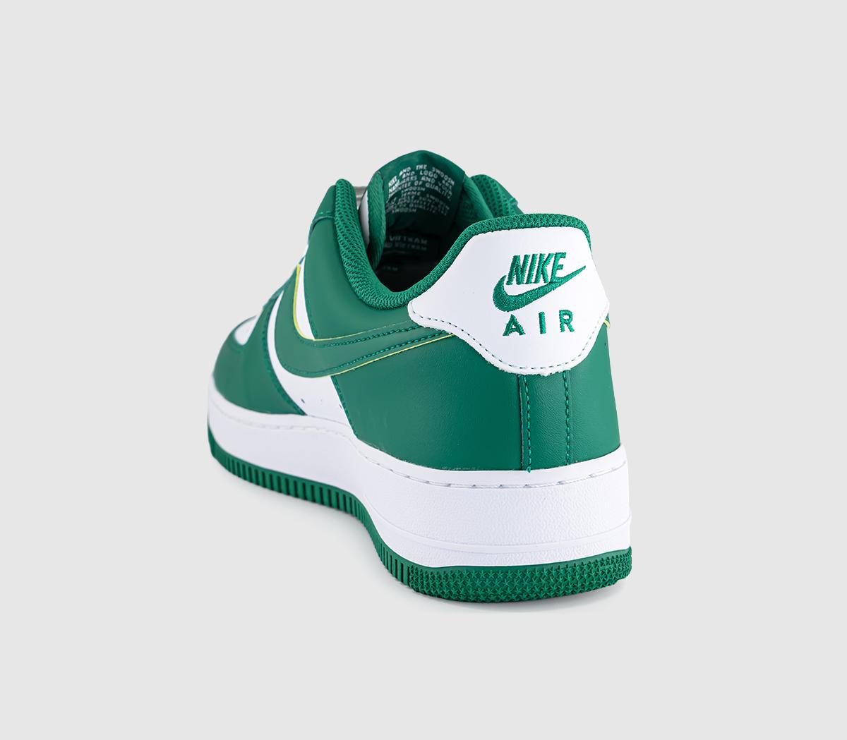 Nike Air Force 1 07 Trainers White Malachite White White - Men's