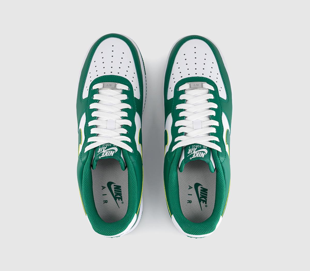 Nike Air Force 1 07 Trainers White Malachite White White - Men's