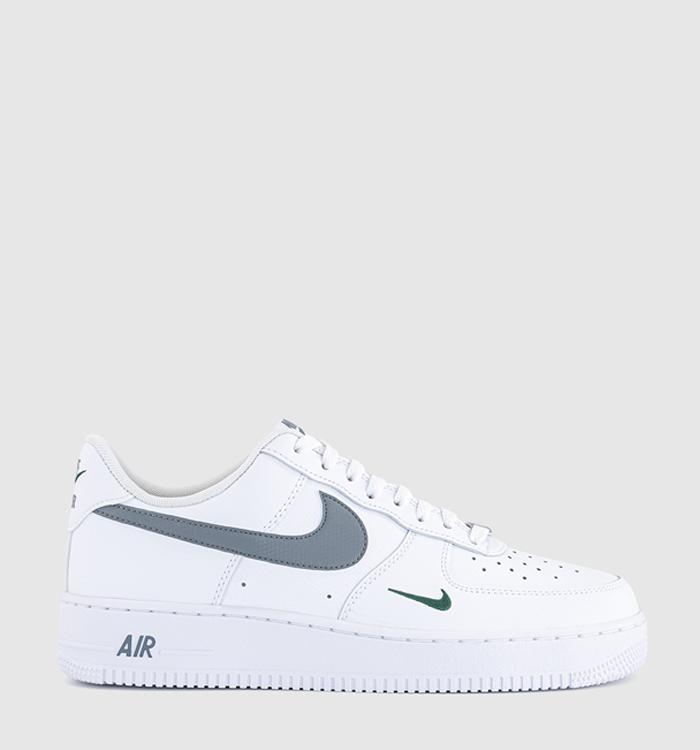 Nike Air Force 1 07 Trainers White Cool Grey Fir Cool Grey