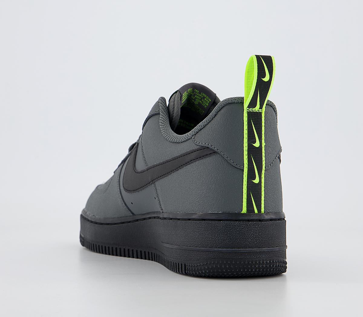 Nike Air Force 07 Trainers Iron Grey Black Volt Men's Trainers
