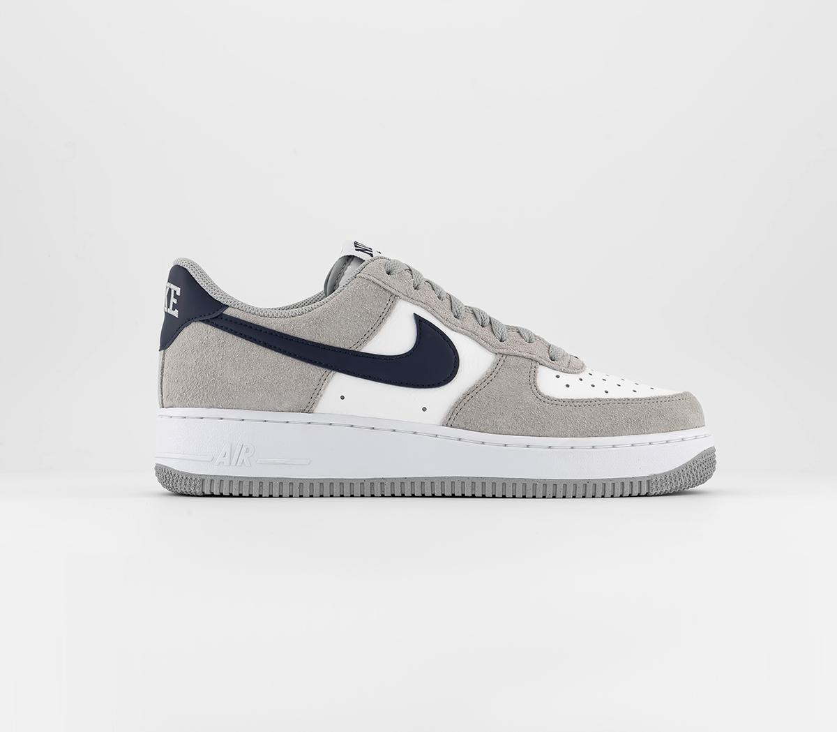 Facet George Eliot vrede Nike Air Force 1 07 Trainers Lt Smoke Grey Midnight Navy Summit - Men's  Trainers