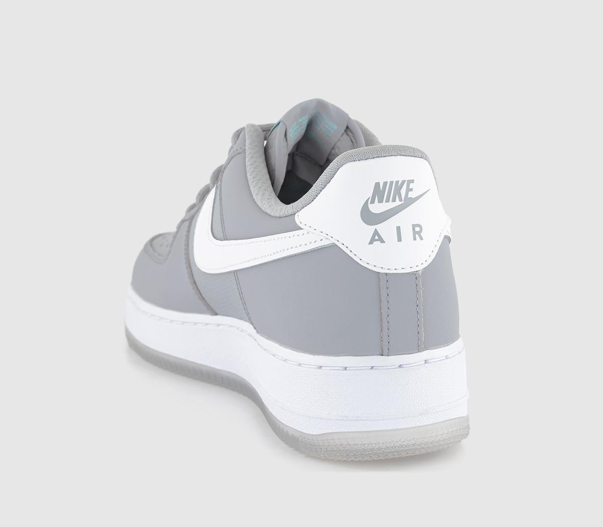 NikeAir Force 1 '07 TrainersWolf Grey White Hyper Turquoise