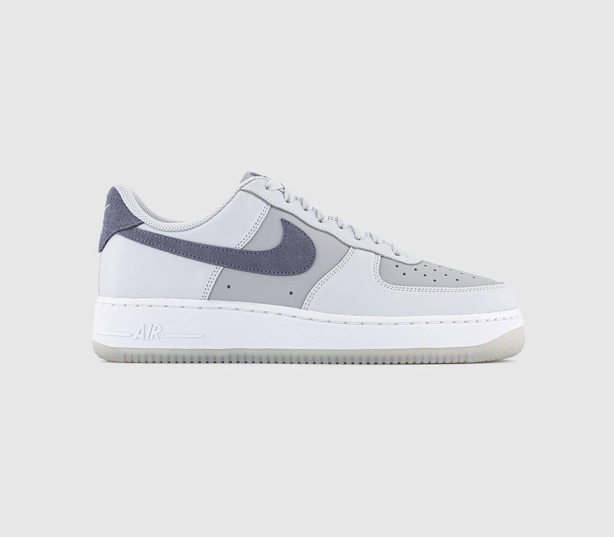 Air Force 1 07 Trainers Pure Platinum Light Carbon Wolf Grey