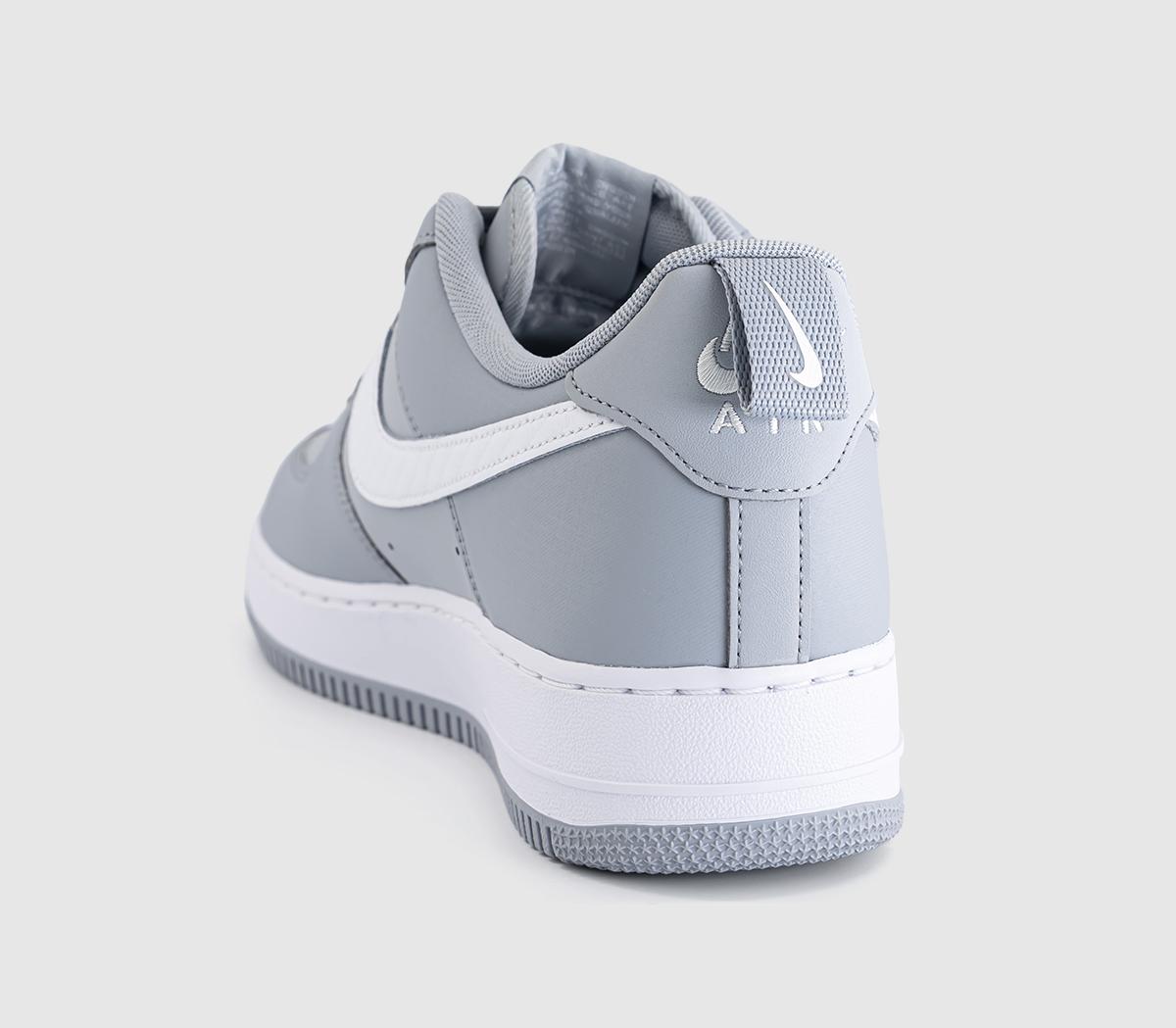 NikeAir Force 1 07 TrainersWolf Grey White Wolf Grey